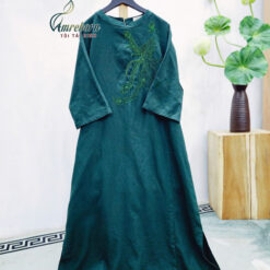 Váy dài thêu tay Phượng Hoàng