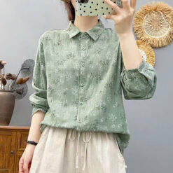 Bộ áo quần đũi linen Cúc họa mi - BST hè "Giọt nắng bên thềm"