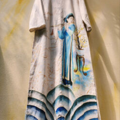 Áo dài Cô gái thổi sáo - BST Tố Nữ