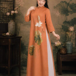 Áo dài Bạch Liên - BST Liên Hoa